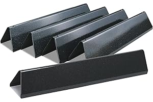 MGiessca 7636 Flavorizer Bars pour barbecues Weber Spirit I&II 300, Spirit E310/320 S310/320(avec Boutons de Commande à l'avant), Rails aromatiques en émail Porcelaine pour Weber GS4 Spirit II