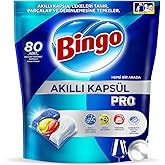 Bingo Akıllı Kaps&uuml;l Pro Bulaşık Makinesi Deterjanı Tableti 80'li