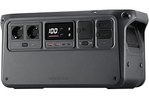 DJI Power 1000 estación de energía portátil, batería LFP (LiFePO4) de 1024 Wh, carga rápida en 70 minutos, salida estable de 2200 W, generador de energía para el hogar, acampadas y caravanas