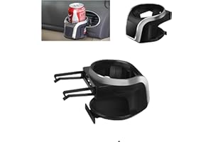 GUANGYU Porte-gobelet de Voiture, Support réglable Porte-Bouteille, Amovible et Universel pour Sodas, Eau, café Boisson et téléphone (argent2)