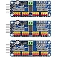 AEDIKO 3pcs PCA9685 Module Controller 16 Channel 12 Bit PWM Servo Driver Board IIC Interface