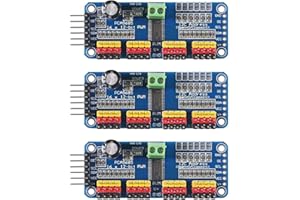 AEDIKO 3pcs PCA9685 Module Controller 16 Channel 12 Bit PWM Servo Driver Board IIC Interface