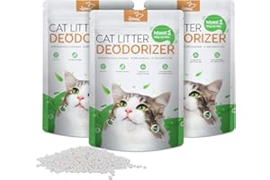 PalNests Cat Litter Freshener, AOP Natural Cat Litter Deodorizer Granules, Pet Friendly Litter Pet Odor Eliminator, Unscented Odour Neutralizer, Effective Odour Control for Cat Litter Tray, Pack of 3