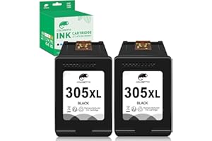 COLORETTO 305XL Cartouche d'encre Remplacement pour HP Cartouche 305 XL Noir DeskJet 2820e 4220e 4222e 2800e 2810e 2721e 2710 2720 2732 4120 4130 Envy 6010 6020 6030 6032 6420 6422 6430 Imprimante