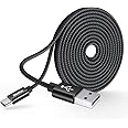 CLEEFUN 5m Extra Lungo Cavo USB C, 3A Cavo USB A a Tipo C di Ricarica Rapida in Nylon Compatibile per Samsung Galaxy S10 S20 