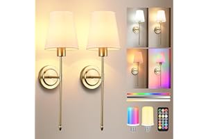 GuKKK Kinkiet wewnętrzny z czujnikiem ruchu, 2 sztuki akumulatorowych lamp ściennych, 5000mah, ciepła biel, oświetlenie ścienne LED (Biały)