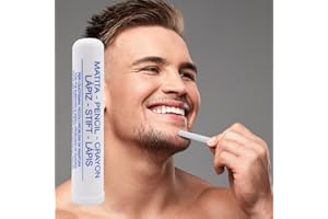 BULLTEK Crayon Hémostatique Stick Cicatrisant, Bloque Sang Pour Plaies Post-Rasage Barbe, Astringent Avec Conteneur de Voyage Pratique