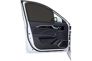 NebulaGlam 2 Pièces Pare Soleil Voiture Bébé, Pare Soleil Vitre Laterale Magnetique, Engrener, Bloquer Les Rayons UV, Protege Soleil Voiture par Enfants et Animaux (Fenêtre Avant)