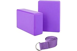 JIM'S STORE Creation 2pcs Bloques de Yoga + Correa de Yoga Set