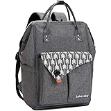 Lekesky Sac à Dos Ordinateur Portable Femme 15.6 Pouces, Elegant Antivol Imperméable Sac a Dos PC Portable pour College Loisi