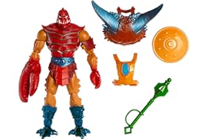 MASTERS OF THE UNIVERSE MASTERVERSE Clawful - 18 cm groß, 30 Bewegungspunkte, Battle-Zubehörteile, für Sammler und Fans ab 6 Jahren, HLB58