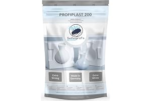 SEIFENPROFIS Profiplast Lot de 200 poudres de coulée extra blanches, 900 g, durcissant à l'air et sans odeur