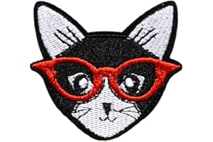 topt rasta Chat Lunette 70 Hippie ecusson patche Insigne 6x6cm thermocollant brodé