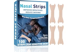 MOLOVA Nasenpflaster-Besser-Atmen, 100 Stück Extra-Starker-Nose-Strips-Schnarchstopper Schlaf Verbessern, 2025 Neu Nasenpflaster Schnarchen Leicht Reißbar, Easy to Use