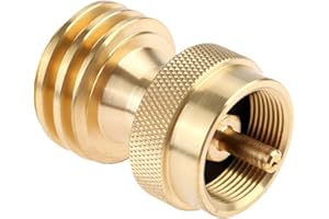 Mtsooning Adapter Konverter 1 LB Propan Gas Grill Adapter Konverter Einweg Flasche Zylinder Gewinde für BBQ Grill Propan Baum