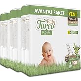 Baby Turco Doğadan Mega Avantaj Paketi Pofuduk Bebek Bezi 4 Numara Maxi 300 Adet