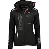 Geographical Norway - Giacca multifunzione, impermeabile e sportiva da donna Nero 007 XL
