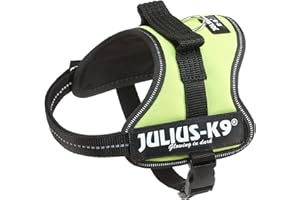 JULIUS K-9 Harnais K9 Power, Taille: XS/Mini-Mini, Vert fluo