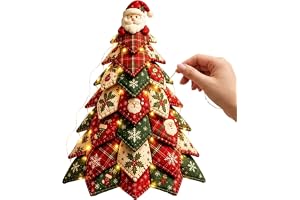 Quilted Christmas Tree Craft – DIY Seasonal Art Project med , handgjort