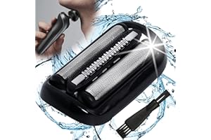 PKCHYE Testina di Rasatura di Ricambio 53B,S5 Testina Serie 5 Testina di Ricambio 53B Testina Rasoio Face Uomo Accessori di Serie 5 Rasoio elettrico Serie 5 e 6 Modelli dal 2020 Nero per Braun Serie 5 S5/S6