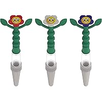 Heidi Outdoor-Gießanzeige, für draußen, 3 Stück, mit Gesicht, Gießhilfe für alle Kübelpflanzen, von weitem sichtbar