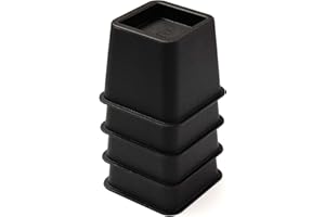 HOME COMPOSER Betterhöher Möbelerhöher 7.6 cm, 4er-Set Möbelerhöhung Hochleistungs-Möbel-Riser Betterhöhung für Sofa Tisch Couch Hubhöhe von, Schwarz