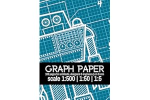 Graph Paper | metric scale 1:50 | Notebook for Architects, Engineers & Designers |: 100 pages | Light Grey Grid | Centimeter & Millimeter Paper for ... Drawing A4 (21x 29,7 cm , or 8.3” x 11.7” )