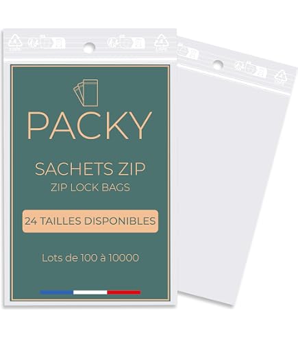 Lot de 100 sachets 130 x 200 mm fermeture zip Transparent. Sachet fermeture zip 13 x 20 cm 50u sac plastique compatible alimentaire et congélation de marque UNIVERS GRAPHIQUE REF UGZ130200 Lot de 100 sachets 130 x 200 mm fermeture zip Transparent. Sachet fermeture zip 13 x 20 cm 50u sac plastique compatible alimentaire et congélation de marque UNIVERS GRAPHIQUE REF UGZ130200