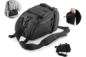 Cwatcun Borsa per fotocamera, borse impermeabili per fotocamera di piccole dimensioni Borsa per reflex, borsa portabici Borsa fotografica in PU Unisex per fotocamere reflex, Nero, S