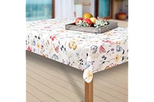 ‎LARO Laro G03 Oilcloth, Tablecloth, Washable, Garden Table Cloth, Wax Tablecloth, Polyvinyl Chloride (PVC) Plastic Tablecloth, Rectangular, Yard Goods, Water-Repellent, Wipe Clean AQ
