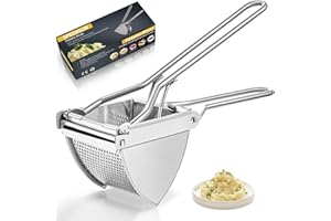 ‎SPEENSUN SPEENSUN Kartoffelpresse,Kartoffelstampfer mit Komfortablem Griff,Kartoffelpresse Edelstahl für Cremige Flauschige Kartoffelpüree,Babynahrung,Obstsäfte,Gemüsebrei,Püree.Spülmaschinenfest