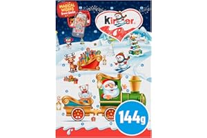 AJD TRADERS Kinderr Chocolate advent calendar for Christmas 2025, 24 Kinder Mini Chocolates (144g)