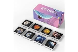 Sistema Solar: Cristales para POCOCO Galaxy Projector, 5K Ultra HD, litografía semiconductora (8 Discos)