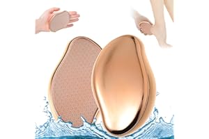 YUFFQOPC 2 in 1 Nano Glas Hornhautentferner,Hornhauthobel für Fuss & Hand Hornhautfeile Der Nasse und Trockene Hornhaut Entfernt Fußraspel für Harte und Abgestorbene Haut,Sichere und Tragbare Fußfeile