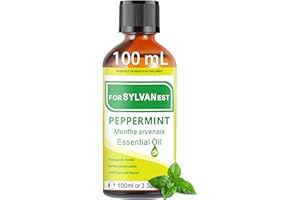 FORSYLVANEST Peppermint Essential Oil 100ML - Pure Natural Fresh Peppermint Scent Essential Oils for Diffuser, Humidifier, Aromatherapy, Refreshing, Clean Air