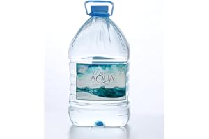 MAR AQUA CON TODOS LOS BENEFICIOS DEL MAR Eau de mer hypertonique 5 litres - Emballage en plastique sans bisphénol A et phtalates - MarAqua - Essentiel dans votre cuisine - Capté dans le parc naturel capot (Almerie)