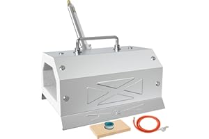 lormuzi NY150 Propan-Schmiedeofen-Set, Einzelbrenner, Edelstahl, tragbarer Schmelzofen, Künstler, Hobby, Messerbau, Werkzeugbau, Hufschmied, Schmied