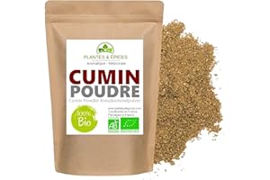 GÉNÉRIQUE Plantes & Epices - Cumin en poudre Qualité 100% naturel - Sachet Fraîcheur Biodégradable Refermable (100g)