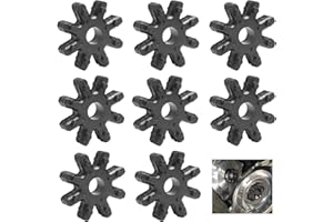 SMOMEND 8 pezzi frizione pilastro dello sterzo per auto, 563152K000FFFFFF, frizione flessibile in plastica, riduzione delle vibrazioni e del rumore nel piantone dello sterzo dell'auto, ricambio compatibile