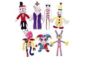 Super JAKES 7PCS The Amazing Digital Circus Peluche,2023 New Digital Circus Peluche, Pomni and Jax Peluche Birthday Halloween Christmas for Boys Girls