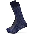BALENZIA Men’s Luxury Houndstooth & Herringbone Crew Socks | Pack of 2