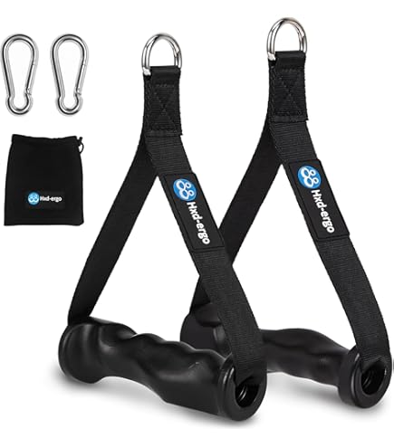 JASPORT Ergonomische Trainingshandgreep voor krachttraining binnenshuis voor Borst, Biceps, Triceps, Deltaspiertraining, voor Gewichtsstation, Smith Rack, Sportschool of thuis, Anti-callus