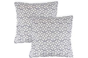 Gardenwize - Pack of 2 Outdoor Scatter Cushions, Garden Furniture Cushions - Covers & Pillows (Geo)