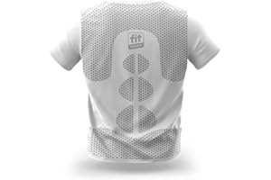 FIT THERAPY Maglia Unisex per Dolori Muscolari - Dispositivo Medico per Cervicale, Spalle, Dorso e Lombare - Tessuto Tecnico Traspirante