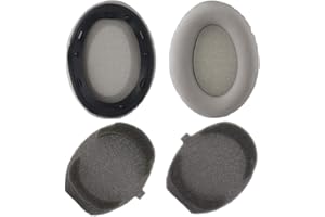 SINDERY Sony WH1000XM3 wymienne wkładki do uszu, zestaw ochraniaczy na uszy, części kompatybilne z bezprzewodowymi słuchawkami Sony WH1000XM3 (złote nauszniki)