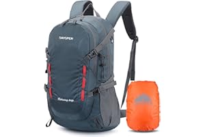 SKYSPER Sac à Dos de Randonnée 30L Homme Femme Sac à Dos Voyage Imperméable Résistant aux Déchirures Sac à Dos Trekking pour Alpinisme Sports Camping