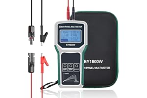 Liwogi MPPT Tester Photovoltaik 1800W Solar Multimeter Solarpanel Tester, EY1800W Leistungsmesser für Solar PV Photovoltai Panel Automatischer Testing