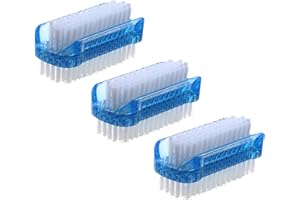 ‎AMATHINGS AMATHINGS Handwaschbürste doppelseitig für gründliches universelles Reinigen (Blau) – Nagelbürste Handbürste (3 Stück) – Reinigungsbürsten ideal für Oberflächen und Hände