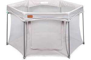 Venture All Stars JOY Baby Laufgitter - Pop-Up Kompaktes Laufgitter - 360-Grad Rundumblick - Passende Bodenmatte - Faltbar, Stark und Langlebig