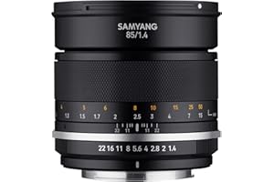 Samyang F1.4 M II 85 mm Obiettivo per Ritratto, Focale Fissa, nero, (22991)